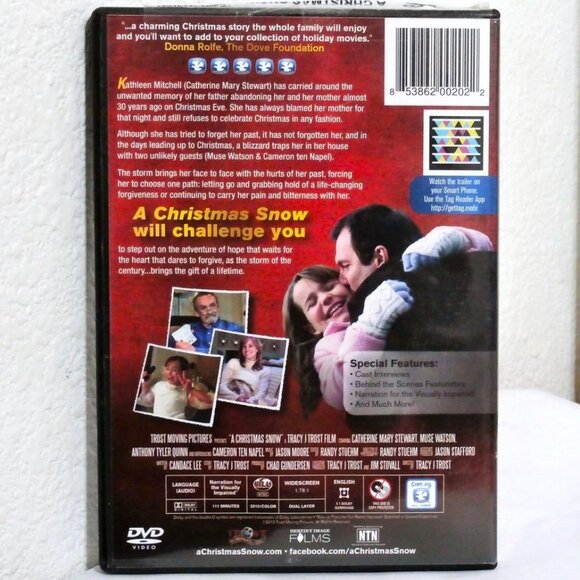 A CHRISTMAS SNOW DVD Muse Watson, Catherine Mary Stewart, Cameron Ten Napel - Picture 2 of 5